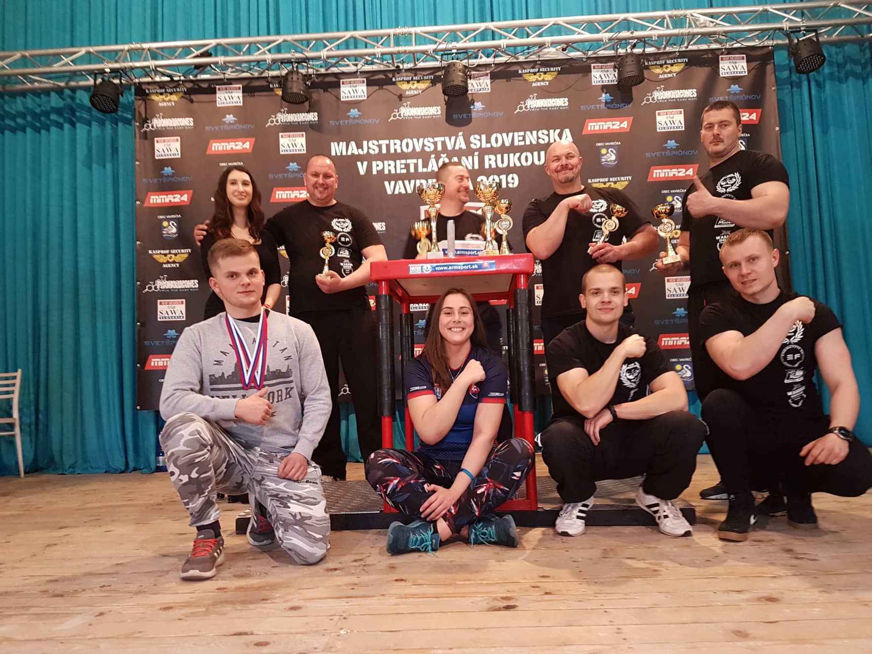 Tím AWK Prievidza na Majstrovstvách Slovenska